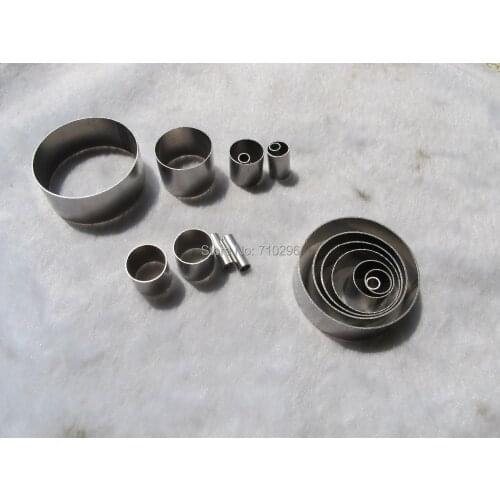 Loss money Promotion!1set Jewelry steel mold art clay shape mold 7pcs/set 5mm,10mm,15mm,25mm,30mm,35mm.45mm,high15mm