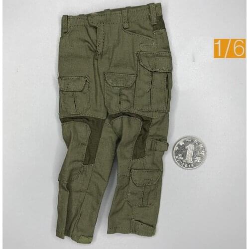 For Sale Scale 1/6 Combat War Special Army Soldier Pants Trousers For 12inch Doll Action Figures Collection