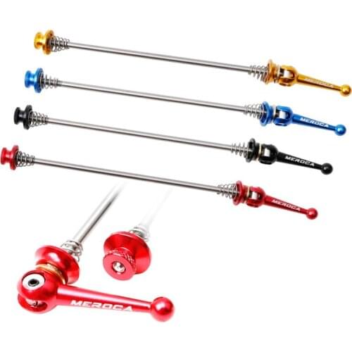 MEROCA 1 Pair MTB Quick Release Skewer Suitable For Mountain Bikes Road Bikes Quick Release MTB Hub Quick Release Parts