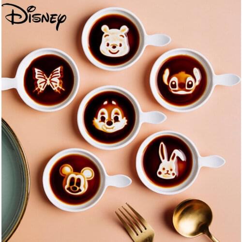 Disney Cartoon Mickey Cute Creative Personality Ceramic Sauce Dish Household Soy Sauce Vinegar Dish