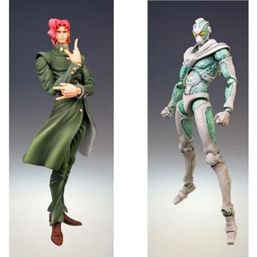 Tronzo Original Movable Grandista JoJo StardustCrusaders Hierophant Green Kakyoin Noriaki PVC Action Figure Toys For Children