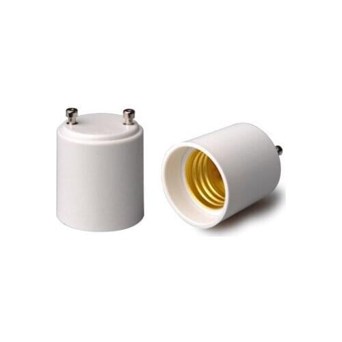 100pcs GU24 to E26 adapter E26 to GU24 converter Fire proof PBT GU24 to E27 converter