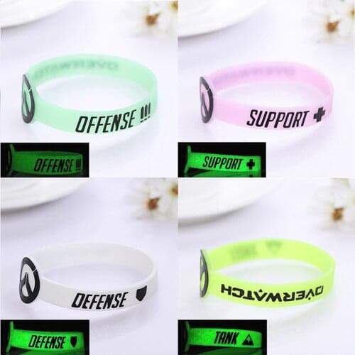 2018 Retail Luminous Never Give Up Wristband Silicone bracelets Glow in the Dark Encourage You and Me Gift to Friends