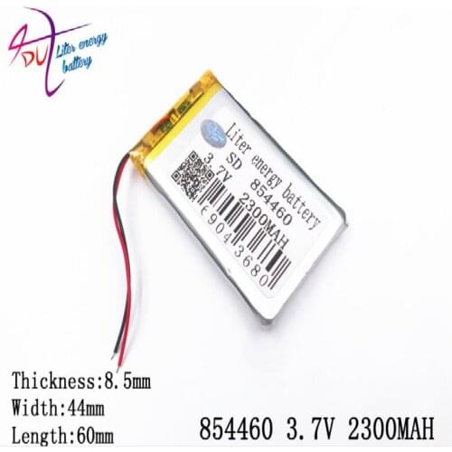 3.7V 2300mAh 854460 Polymer lithium ion / Li-ion battery for tablet pc,POWER BANK,pipo,cube,cell phone