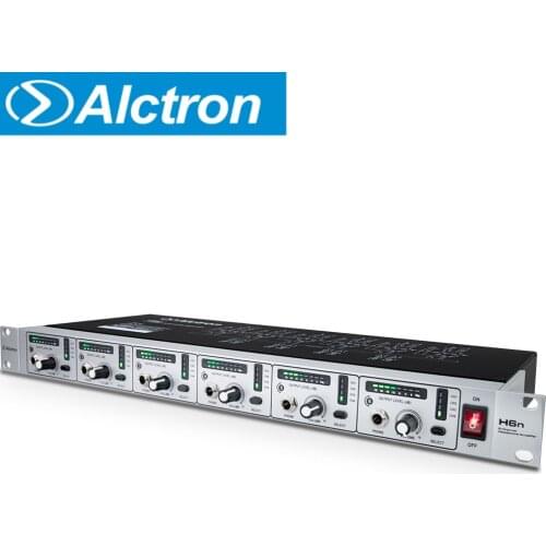 Alctron H6n 6-channel headphone amplifier, 4-set stereo channel, independent input, hifi tone,for stage performance and studio