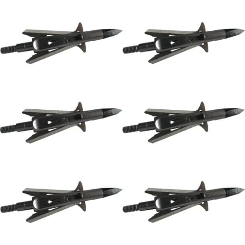 6Pcs/lot 2" Cut Killzone Broadhead with 2 Blade for Crossbow Compound/Archery Bow Archery Bows and Arrows
