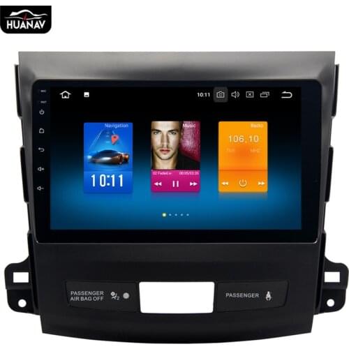 Android8.0 Car DVD player GPS navigation for Mitsubishi Outlander 2007-2011 Auto radio multimedia screen player stereo DSP audio