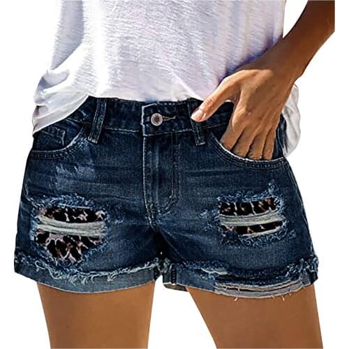 Denim Shorts Women Pocket Summer Fashion Casual Jeans Woman High Waist Sexy Ripped Denim Shorts Super Shorts Pantalones De Mujer
