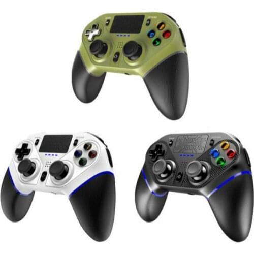 Ninja BT Gamepad for PS4/P3 Supports PC/android Ios Gamepad with Vibration Programming Function with Led Color Breathing Light