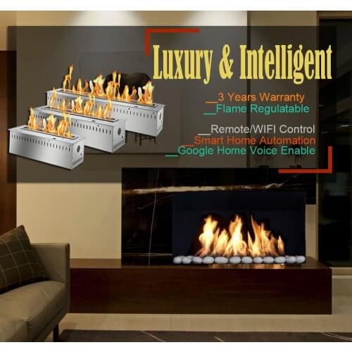 Inno living 24 inch inno bioetanol wifi knx home automation fireplace