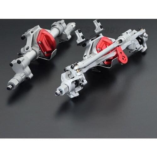 1/10 Scale Aluminum Alloy CNC Front Rear Portal Axle Set for RC Rock Crawler Car Axial RR10 Wraith 90074 SCX10 Redcat