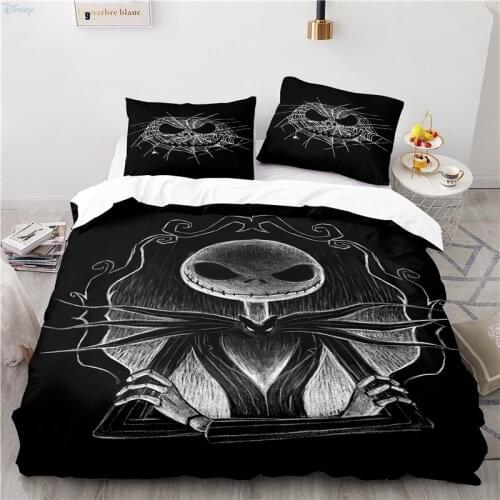2021 The Nightmare Before Christmas Pattern Bedding Set Comforter Cover with Pillowcase Twin Full Queen King Size Dropshipping