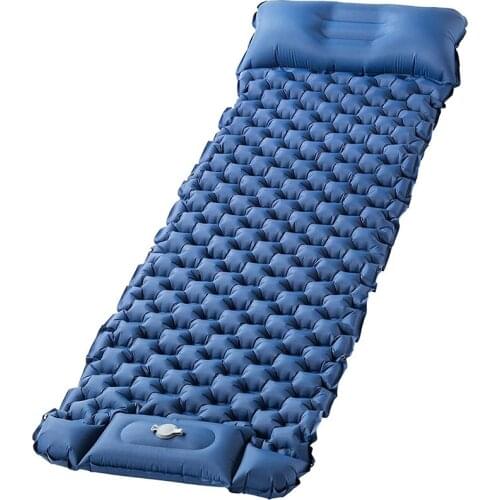 Sleeping Pad for Camping, Inflatable Camping Pad with Foot Press Backpacking Mat for Hiking Travel Camp