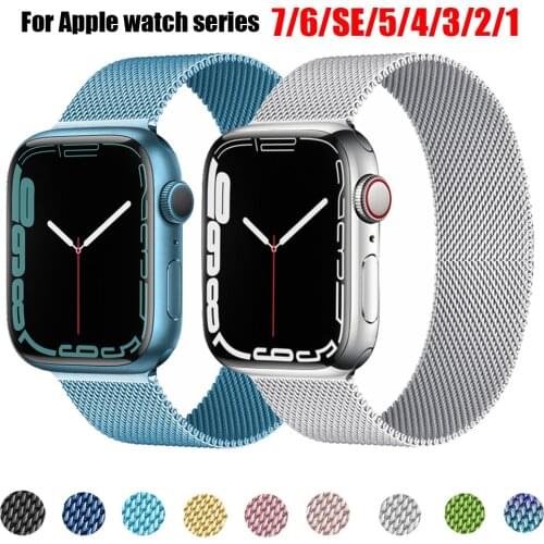 Milanese loop for Apple watch band 44 mm 42mm 40mm 38mm stainless steel bracelet for iwatch apple watch 5 4 3 2 1 watchband