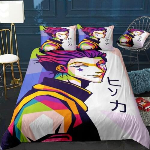 Hisoka morow Duvet Cover Comfortable Quilt Home Decora Design Universal Bedding Set Bedclothes+Pillowcase 3pcs