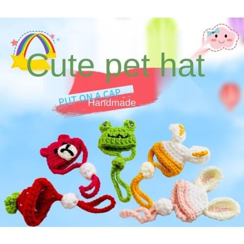 Cartoon Design Small Animals Pet Hat Sugar Glider Hamster Guinea Pig Rats Festival Costume Christmas Cute Cap Pet Products ZA237