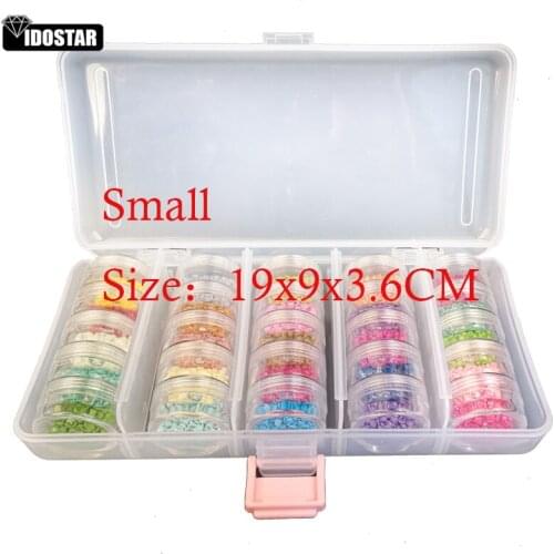 Rhinestone Storage Container Diamond Painting Accessories Storage 25 grids Box DIY Beads For Jewelry Making Nail Jewelry Storage