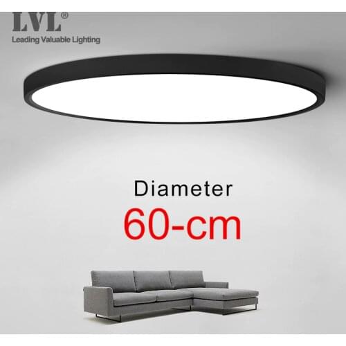 Modern LED Ceiling Light 36W 45W Home Lighing 5000K Kitchen Bedroom Bathroom Lamp Ultrathin Surface Mounting Ceiling Lamp