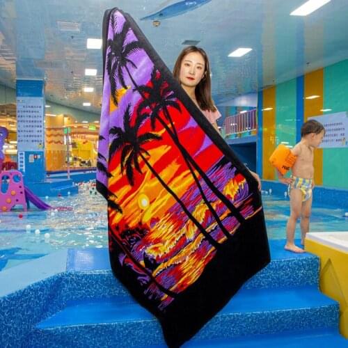 Lengthened Bath Towel Home Bath Cotton Beach Towel 180x105cm