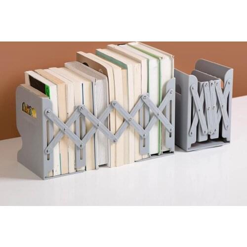 Retractable Bookshelf Student Desktop Book Holder for Storing Books Book Storage Shelves on The Desk