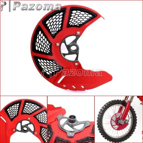Motorcycle Front Brake X-Brake Disc Guard Protector Cover for Honda CR 125R 250R 04-07 CRF 250R 250X 450R 04-18