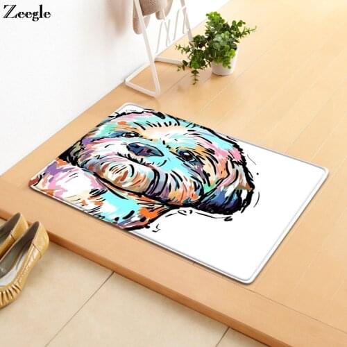 Zeegle Doormat Floor Mat Anti Slip Outdoor Floor Rug Soft Foot Rug Indoor Carpet Hallway Rug Absorbent Shower Mat Soft Door Mat