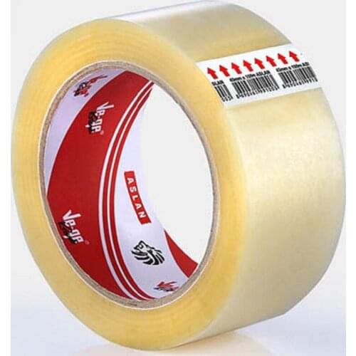 10 pcs packing bands strong Bond sealing tape packing tag transparent tape carton box sealing tape transparent adhesive tape