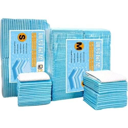 Disposable Dog Diapers Males Female Dog Training Pads For Toilet Absorbent Pet Diapers For Dogs Cats Diapers S 100pcs