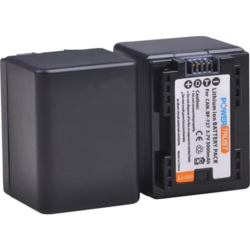 1X 3.7V 3000mAh BP-727 BP727 BP 727 Battery for Canon VIXIA HF R30 M50 M52 500 M56 M506 R30032 R36 R38 R306 R400 R500 R600 R60