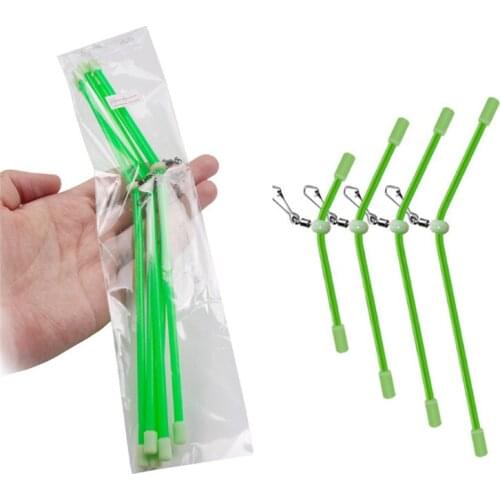 5PCS Plastic Fishing Tube Balance Bracket Luminous Fishing Gear Balance Connector Accessories Sea Fishing