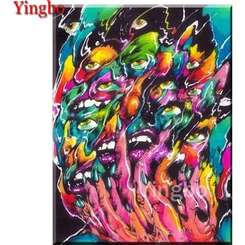 5D DIY Diamond Painting Kit Abstract Woman Eyes Full Square&Round embroidery mosaic Cross stitch Handmade Home Decor