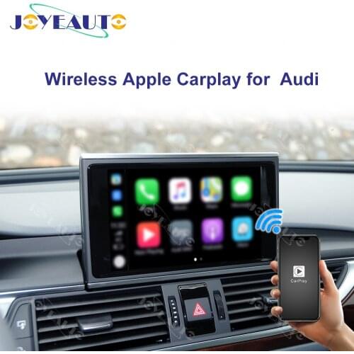 Joyeauto Wireless Apple Carplay For Audi A1 A3 A4 A5 A6 A7 A8 Q3 Q5 Q7 C6 MMI 3G 2G RMC 2005 -2018 iOS13 Android Mirror Car Play