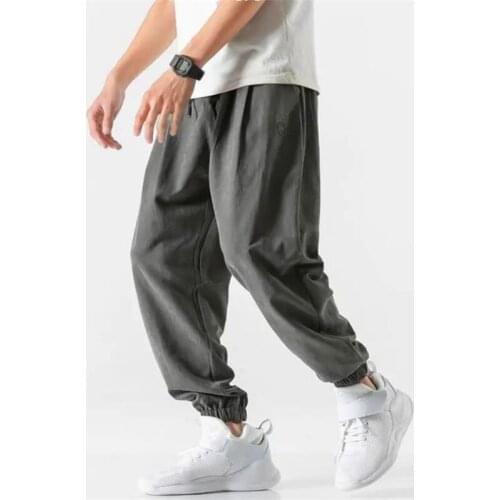New Arrival Mens Jogging Pants Spring Summer Hip Hop Loose Harem Pants Solid Outdoor Sport Men Trousers Pantalons Pour Hommes