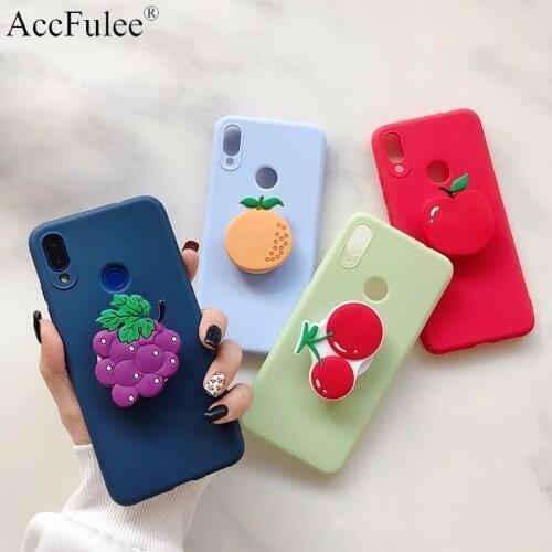 Cute Finger Ring Stand Case for Samsung Galaxy A10 A2 Core A20E A30S A40 A50 A60 A70 A80 A90 Fruit TPU Holder Cover