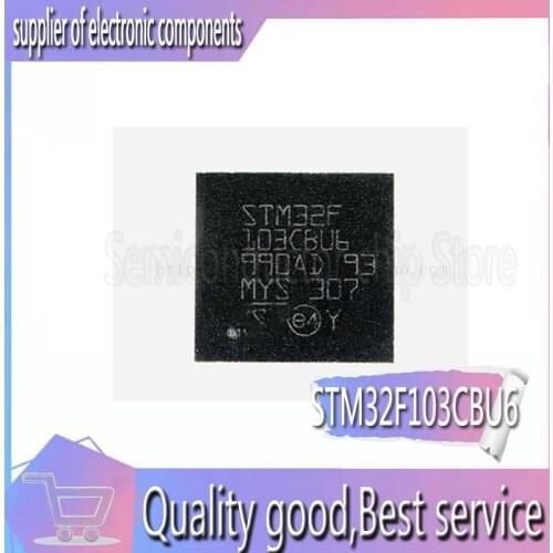 1PCS New Import STM32F103 STM32F103CBU6 QFN48 Microcontroller Chip Free Shipping