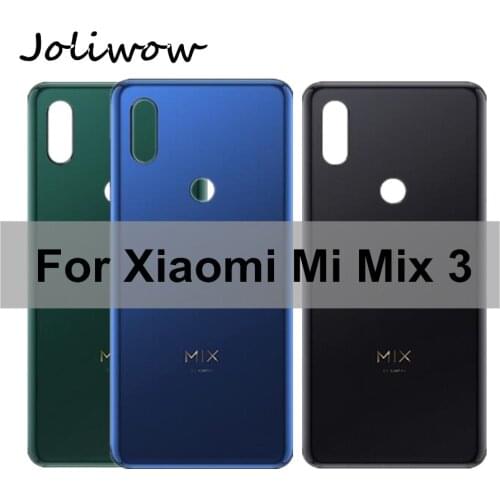 Ceramic cover For Xiaomi Mix 3 Battery Back Cover Rear Housing Door Glass Cover For Xiaomi Mi Mix 3 Battery Cover Mix3