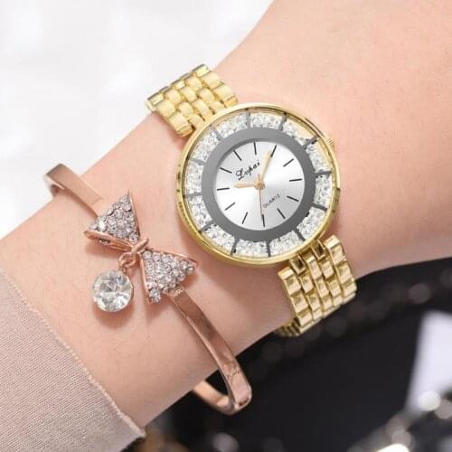 Lvpai Luxury Brand lady Watch Women Dress Watch Fashion Quartz Watches Female Stainless Steel Wristwatches