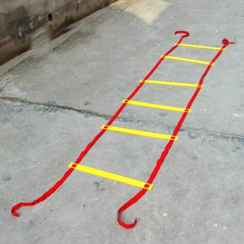 Soft adjustable children play toy 3 Meters 6 Sections Outdoor Sport Toy Ladder Group Jumping Kids Agile Walking Ladder Soft