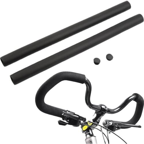 2pcs Bicycle Cycle MTB Road Bike Smooth Soft Tube Sponge Foam Handlebar Grips Cover for Mini-bikes Bicycles Handle Bars
