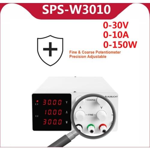 Switching DC Power Supply 4-digit Accurate Digital Display With USB 5V2A Charging 0.01V 0.001A 0.001W 30V 10A Power Supply