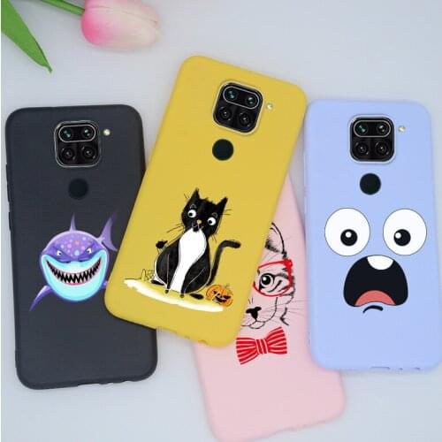 Russian Slogan Quote Candy Case For Xiaomi Redmi Note 9 S PRO 9S Case Silicone Soft Bumper TPU Cat For Xiomi Redmi Note 9S Case