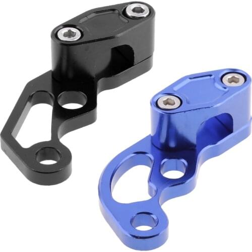 Blue+Black, Universal Motorbike Throttle & Brake Clutch Cable Frame Mount Organizer for Honda CB650F 17-18