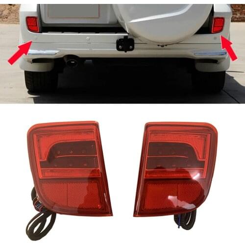 LED Rear Bumper Light Tail Fog Lamp For Toyota Land Cruiser 200 FJ200 LC200 2008 2009 2010 2011 2012 2013 2014 2015 Accessories
