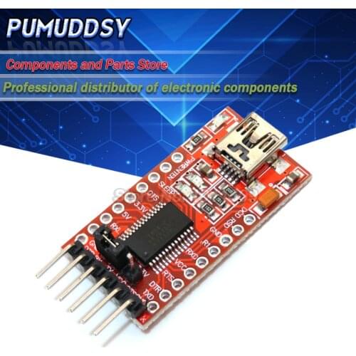 1PCS FT232RL USB to TTL Serial Adapter Module for Mini Port 3.3V 5V new