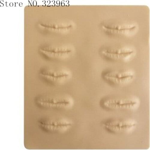 2 pcs 3D Tattoo practice skin permanent makeup lips training skin free shipping