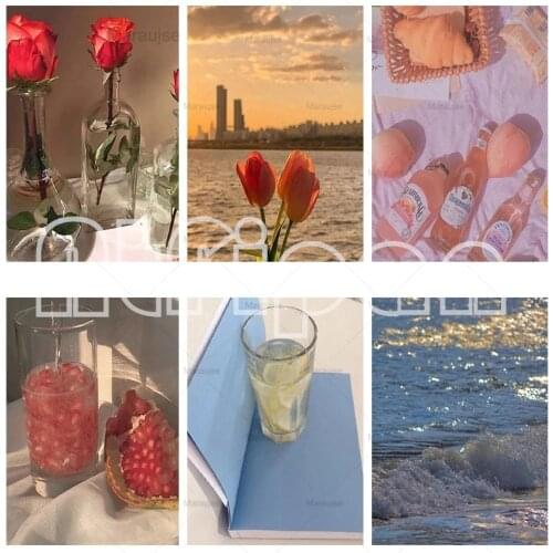 5D DIY Diamond Painting Cross Stitch Cute Landscape Embroidery Mosaic Full Square Round Drill Wall Decor Handcraft Gift