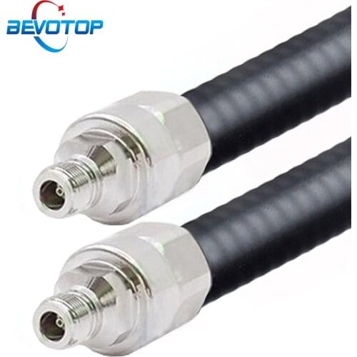 7/8 Feeder Line 50-22 Jumper N Female to N Female RF Coaxial Cable 50ohm Cord for Cellular Cellphone Signal Amplifier Booster