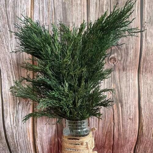 80g/30-40cm,Nature preserved real Pine and cypress Leaves Bouquet,Eternal Display Flower For Wedding Home Decoration accessories