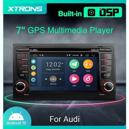 XTRONS 7" Android 10.0 Car Radio DVD Player for Audi A4 S4 RS4 2002 2003 2004 2005-2008 For SEAT Exeo GPS Navigation OBD WIFI FM