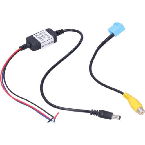 Car Relay Filter Rear View Camera Timer Delay with Reversing Adapter Cable Fit for RCD330G